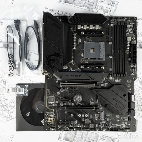 Материнская плата MSI MPG B550 gaming plus AM4