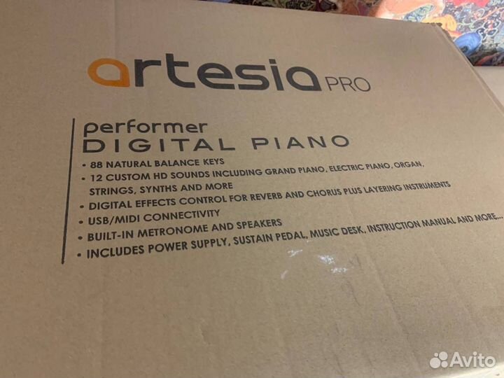 Цифровое пианино artesia performer