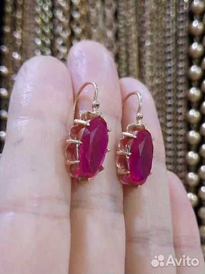 Золотые серьги 583пр СССР