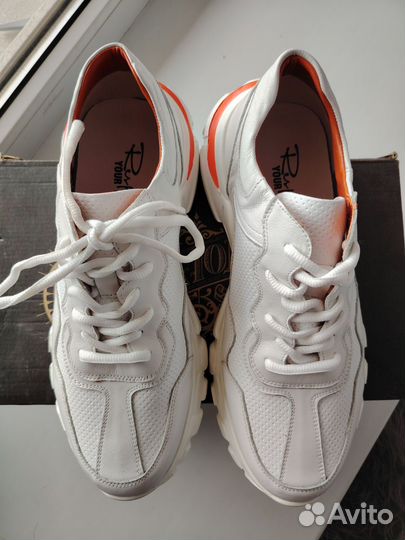 Кроссовки мужские натуральная кожа