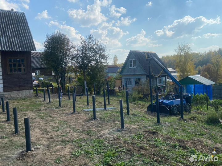 Винтовые сваи/Свайно-винтовой фундамент