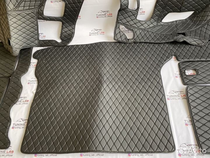Prado 150 3D 3Д ковер из эко кожи в багажник H7CC6