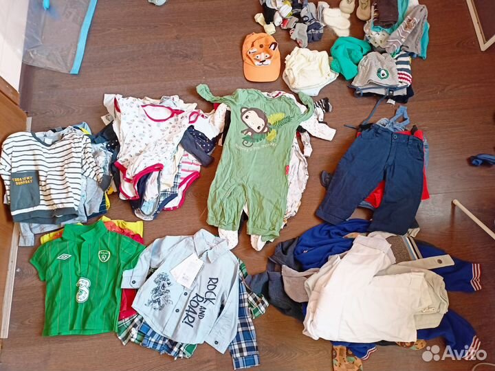 Огромный пакет вещей на мальчика 80