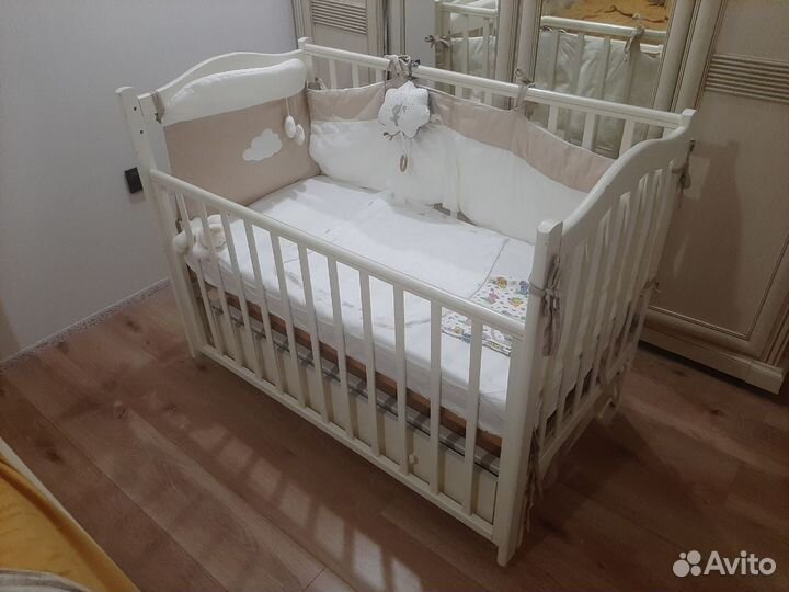 Кроватка детская Лель-Кубаночка2 с маятн. универс