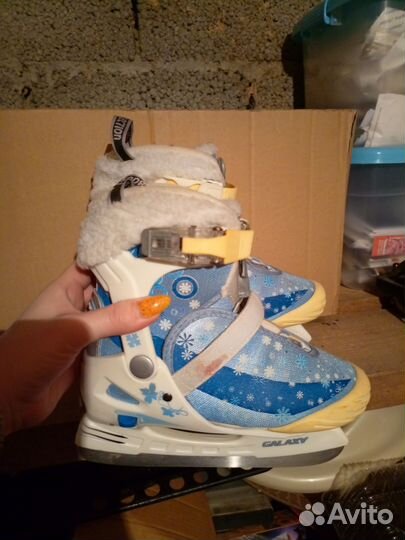 Коньки детские раздвижные 33 36