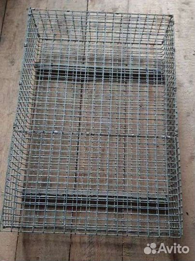 Клетка из 3 уровней для цыплят