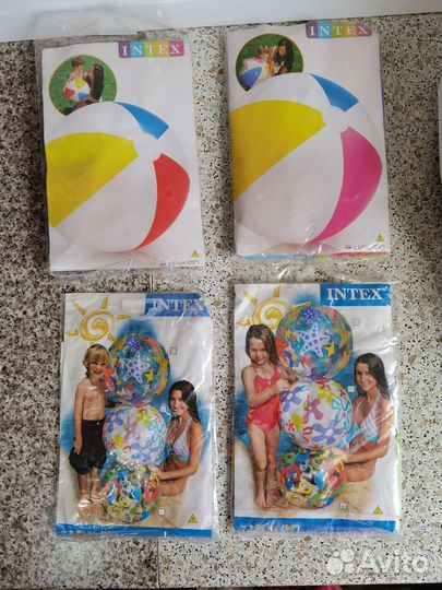 Новые пляжные мячи intex