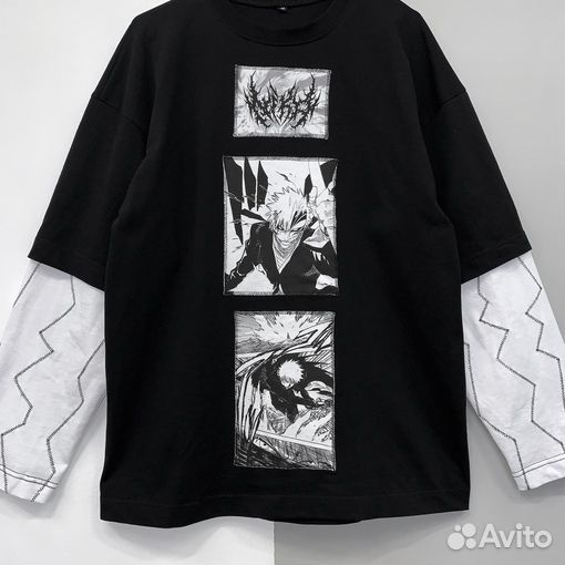 Oversized longsleeve “deathface”