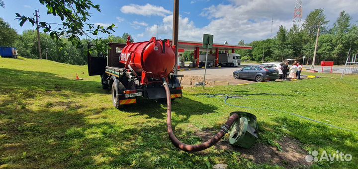Откачка септиков, канализаций