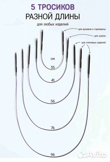 Набор спиц для вязания