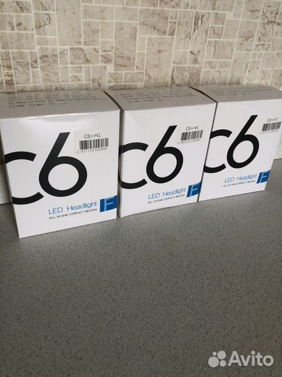 Светодиодная лампочка C6 H1-H11