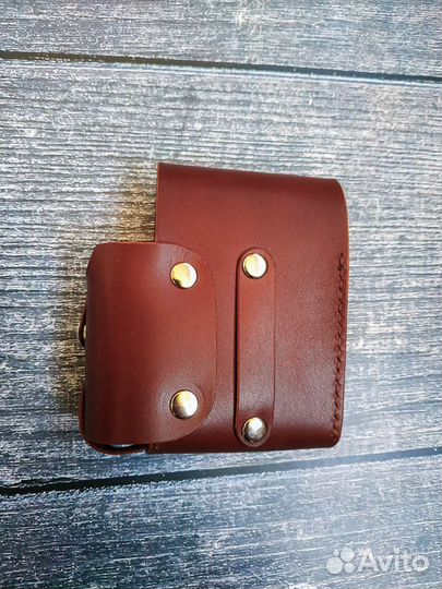 Портсигар кожаный