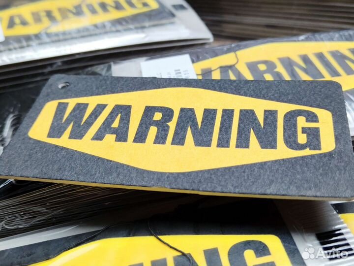Ароматизатор warning картон