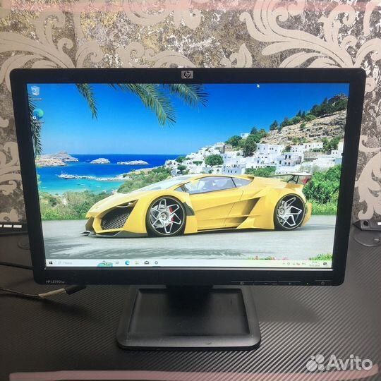 Рабочий монитор HP/19 дюймов/HD/VGA