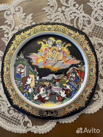 Настенная тарелка розенталь