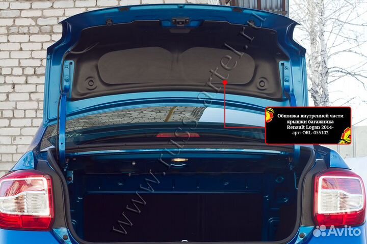 Обшивка внутренней части крышки багажника Renault