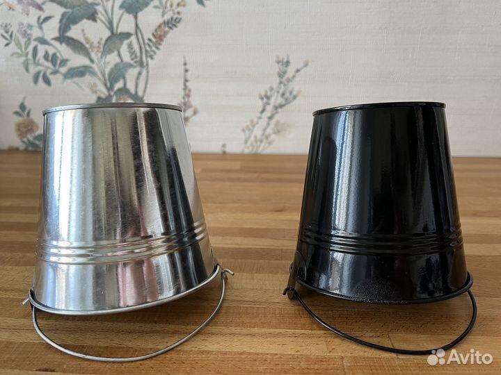 Ведерки оцинкованные 13см