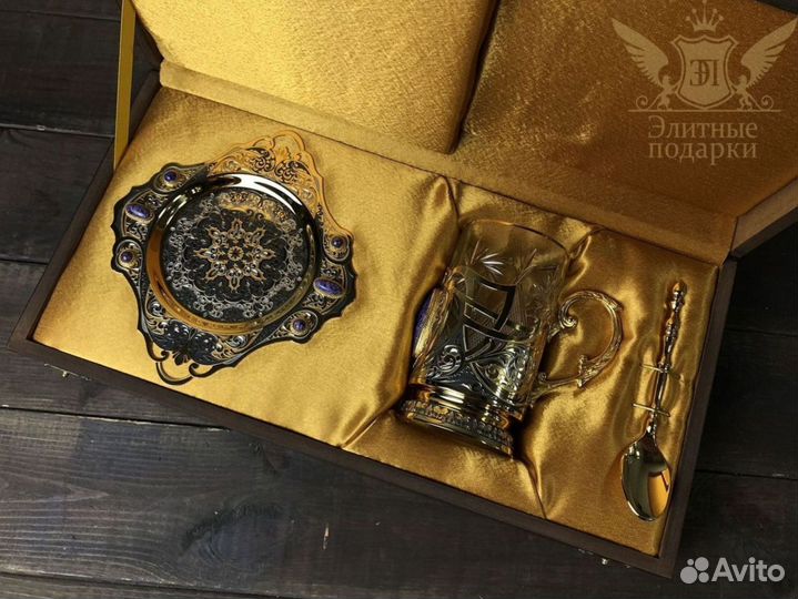 Чайный набор хрусталь