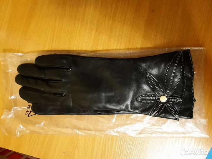 Перчатки женские кожаные xxs