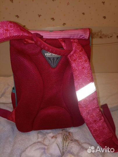 Школьный рюкзак с миньонами розовый, торг уместен