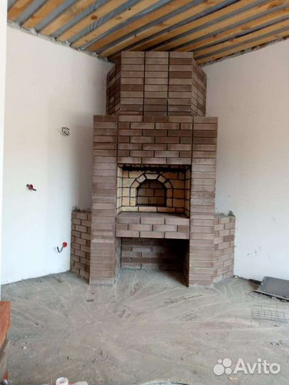 Строительство печей каминов барбекю