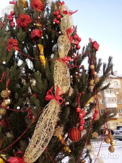 Новогоднее украшение домов