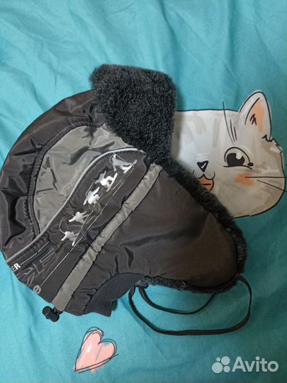 Шапка ушанка детская