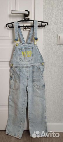 Джинсовый комбинезон для девочки 122