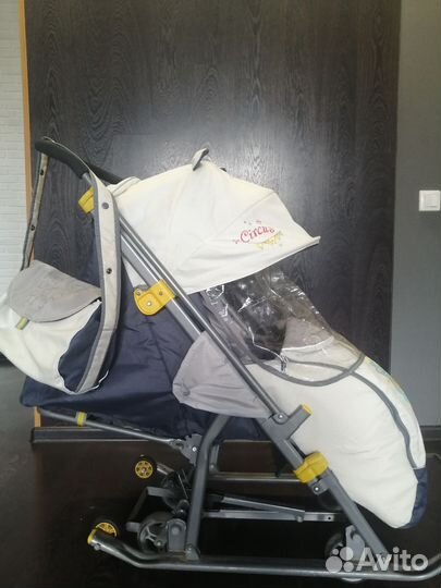 Детские санки коляска бу