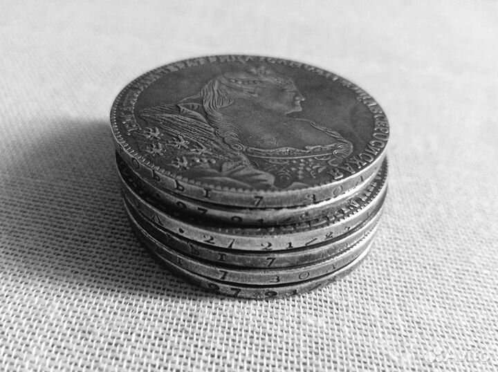 Копии монет под серебро Анна Иоанновна (1730-1740)