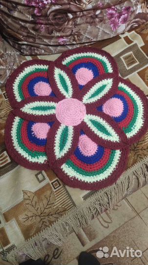 Вязанные коврики