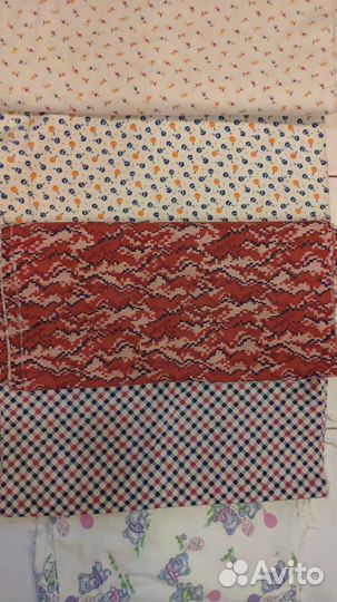 Ткань фланель СССР (лоскут)