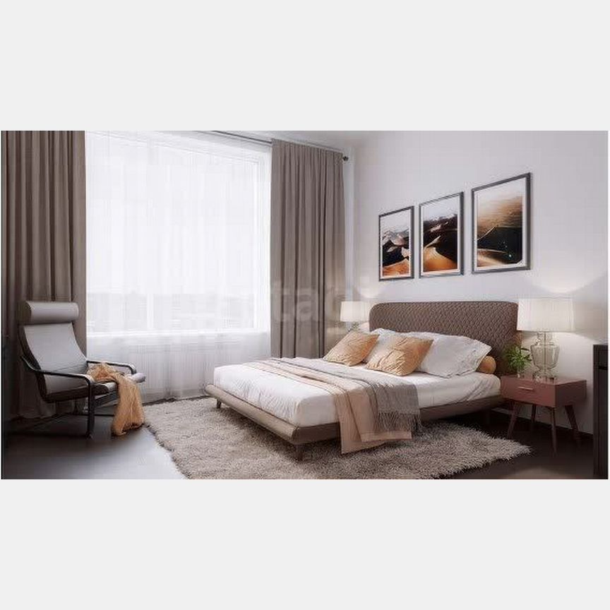 2-к. квартира, 49,6 м², 7/16 эт.