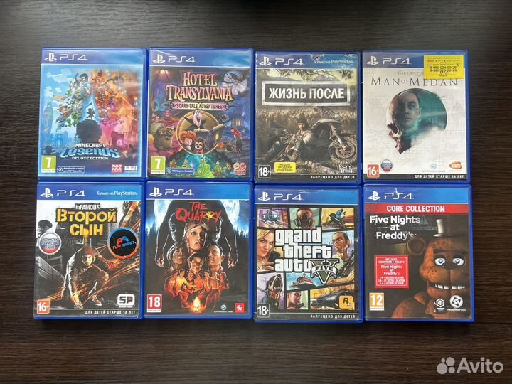 Игры ps4/gta 5/days gone/the quarry и др