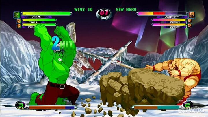 Marvel Vs. Capcom 2, б/у, множ.царап., без обложки