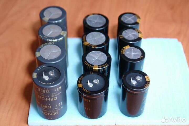 Конденсаторы Denon Elna Nichicon