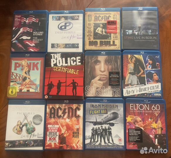 Фирменные лицензионые blu ray диски с концертами