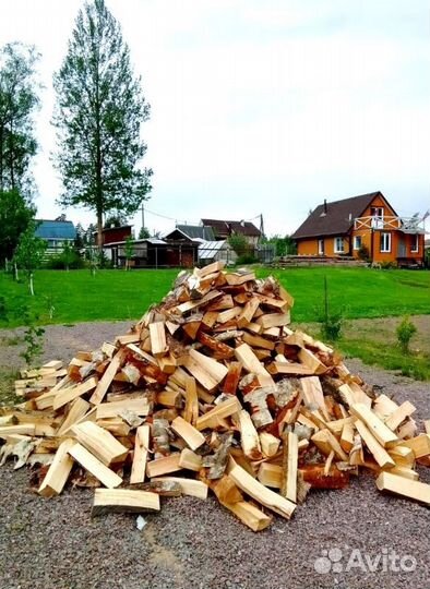 Дрова сухие навалом