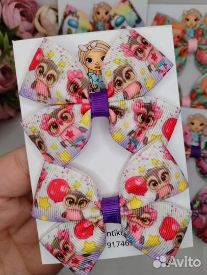 Бантики для девочек ручной работы