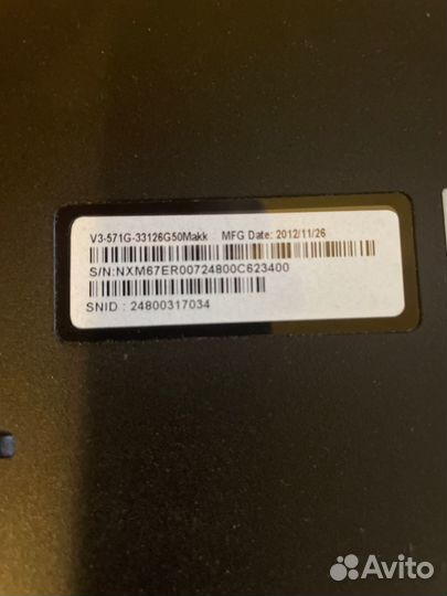 Игровой Ноутбук Acer V3-571G GT730M/ i3 3120m