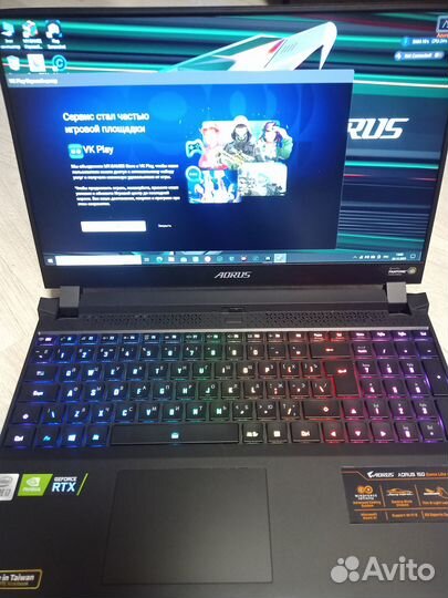 Ноутбук gigabyte Aorus 15G RTX 3070, 240 Гц