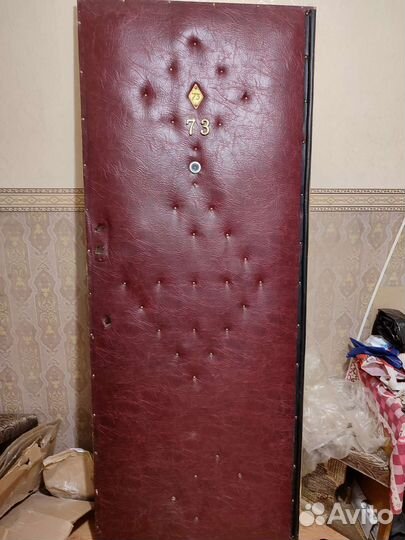 Дверь входная деревянная бу