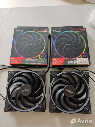 Вентилятор PCCooler corona MAX RGB 140x140 78CFM