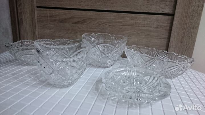 Вазы хрустальные