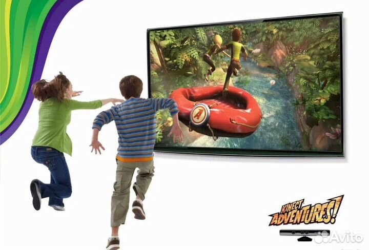 Microsoft Kinect XBox 360 + диск