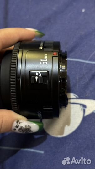 Объектив canon 50mm 1 8 yongnuo