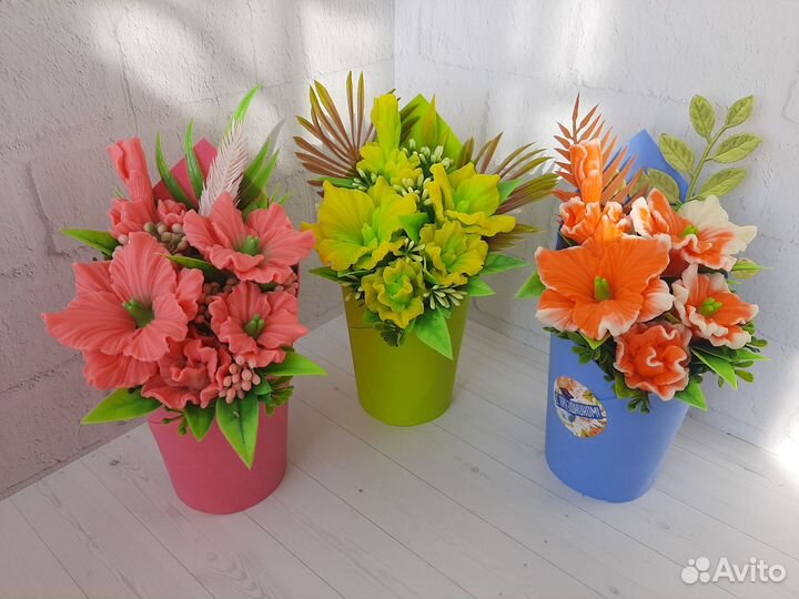 Букет из мыла ручной работы к 1 сентября