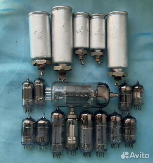 Конденсаторы К50-12 и радиолампы СССР
