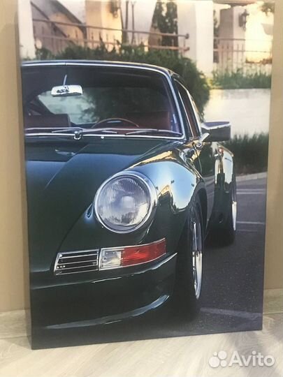 Картина автомобиля porsche 911 70 см х 50 см
