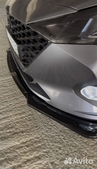 Сплиттер Губа Бампер Hyundai Solaris 2020 рест